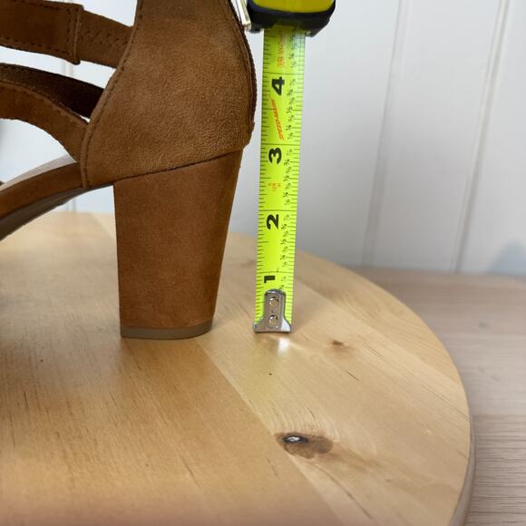 BELLA VITA Leah Caged Gladiator Sandals Tan Suede Leather 7M - Picture 12 of 14